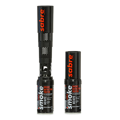 SmokeSabre smoke test aerosol hand-held detector tester